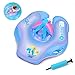 Waitiee Baby Free Swimming Inflatable Swimming Float Ring Children Waist Inflatable Floats Swimming Pool Toys for Bathtub and Pools Swim Trainer of 6-30month (Purple, Large)