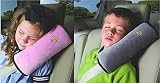 WP-TT 2pcs Auto Pillow Car Safety Belt Protect, Shoulder Pad, Adjust Vehicle Seat Belt Cushion For Kids (Grey,Pink)