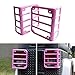 Pink Front Taillight Guard Cover for Jeep Wrangler JK JKU Unlimited Rubicon Sahara X Off Road Sport Exterior Accessories Parts 2007-2017