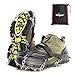 Unigear Traction Cleats Ice Snow Grips with 18 Spikes for Walking, Jogging, Climbing and Hiking