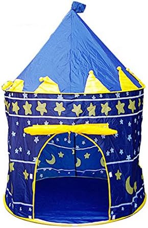 Babycamp Portable Folding Play Tent Kids Girl Princess Castle Fairy Cubby House/kids Tent Easy Child Castle New Palace Tent for Kids Blue Color