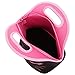 Moonmo Cat Face Unicorn Face Insulated Neoprene Lunch Bag for Women and Kids - Reusable Soft Lunch Tote for Work and School (Cat Black)