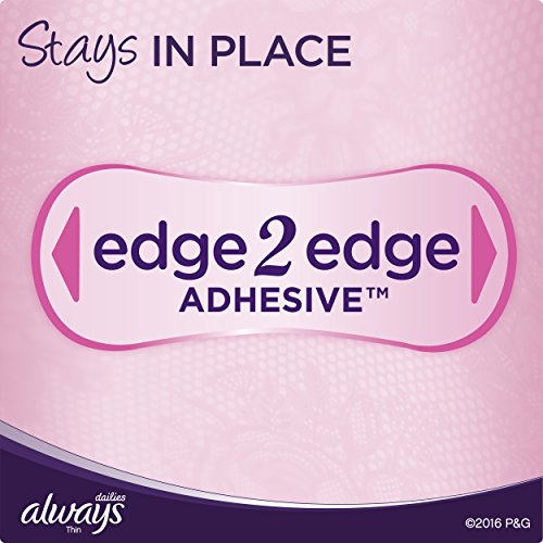 Always Incredibly Thin Liners Wrapped, Unscented 120 Count