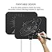 TEC.BEAN Indoor Amplified HD TV Antenna 50 Mile Range with Detachable Amplifier Signal Booster, USB Cable and 16.5FT High Performance Cable(Black)