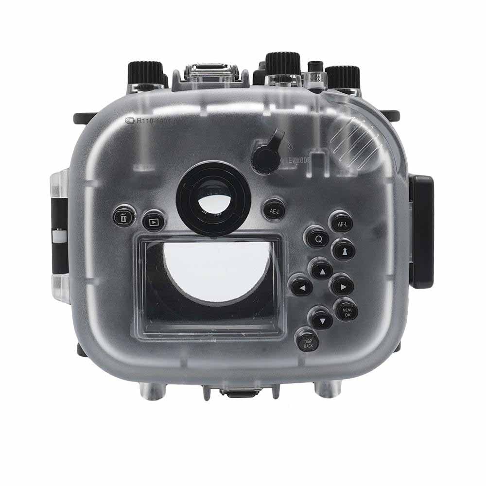 SeafrogsUnderwater housing Waterproof case for Fujifilm X-T3, w/Zoom Gears for XC16-50mm, XF18-55mm (Black)- [40M/130FT]