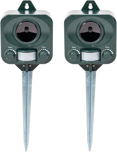 Pestbye Battery Operated Motion Activated Cat Repellent Set of 2