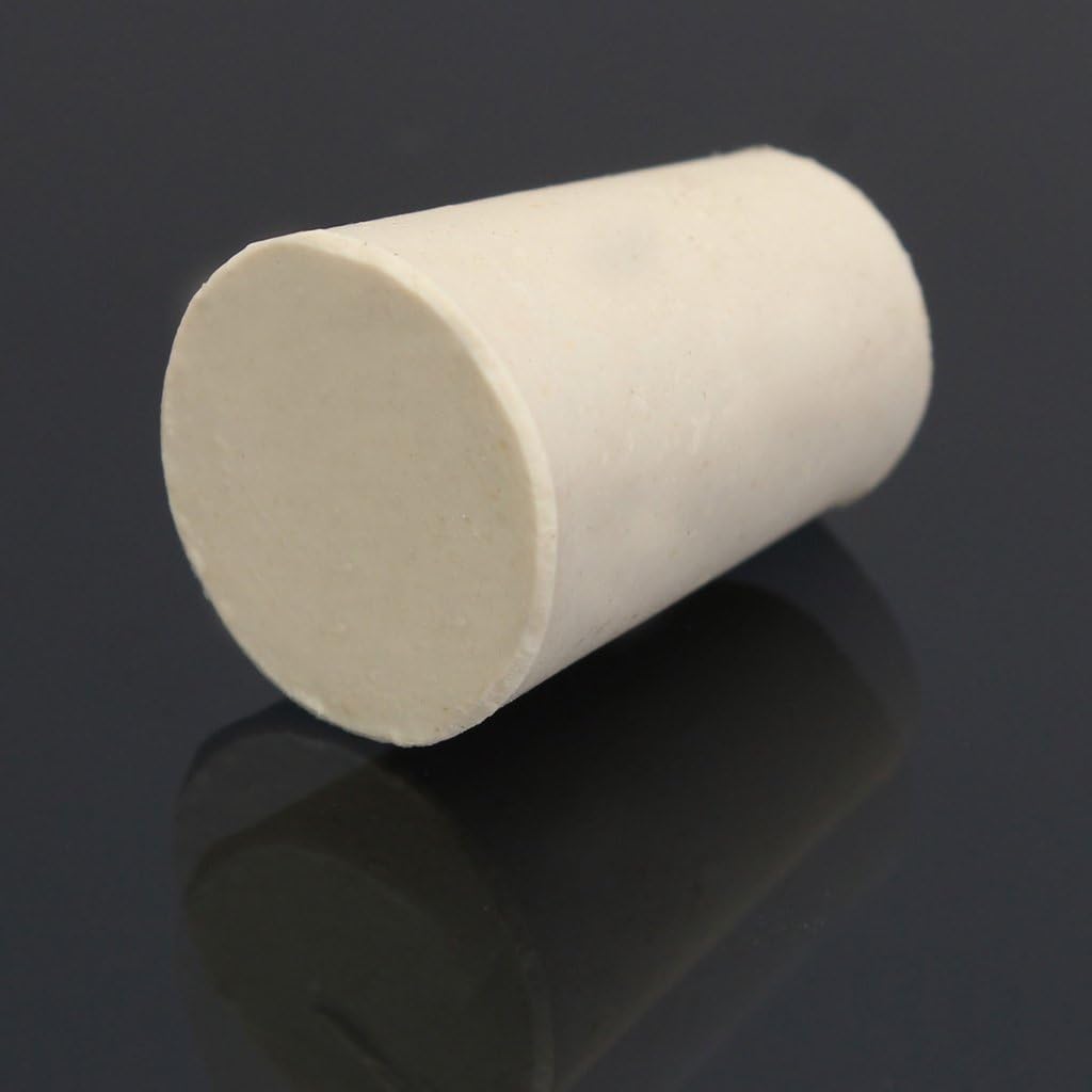 60 Bouchons Coniques En Silicone - Diamètre Bas 3 Mm, Haut 8 Mm, Hauteur 22 Mm - Pour Revêtement, Peinture, Laboratoire