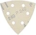 Bosch SDTR241 3-3/4 In. 240 Grit 50 Pk. Detail Sander Abrasive Triangles for Wood