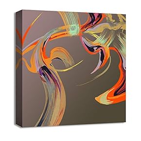 Canvas Wall Art Abstract Painting Artwork for Home Prints Framed - 12x12 inches