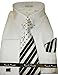 Karl Knox SX4352 Mens White Eyelet Collar Bar French Cuff Dress Shirt