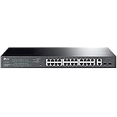 TP-Link 28-Port Gigabit PoE Easy Smart Switch (TL-SG1428PE) - 24 x PoE+ @250W, 2 x SFP, Rackmount, Limited Lifetime Protectio