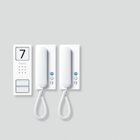 Gemeinsame kompakten Audio Siedle Set CA 812 – 2 W der Audio-Signal weiße Siedle Set Kompakt