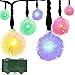 Lalapao Battery Operated Optional Automatic Timer String Lights 50LED Chuzzle Ball Fairy Christmas Lighting Decor with 5 Modes For Outdoor Indoor Garden Patio Bedroom Wedding Decorations (Multi Color)