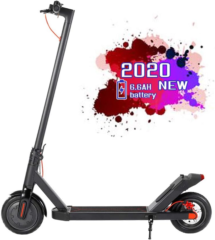 OUXI Electric Scooter For Adults,250W Folding E Scooter With 6.6ah lithium Battery and 8.5" Cushioned Tires for Commute and Travel
