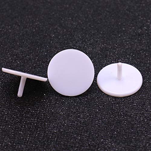 Monrocco 100 Pcs White Plastic Golf Ball Position Marker Outdoor Ball Markers