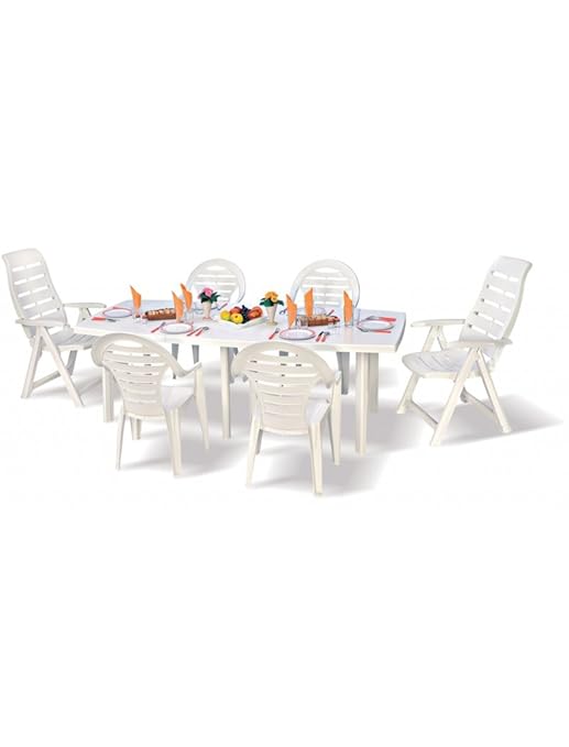 Ipae Progarden Tavolo Allungabile Bianco Modello Trio