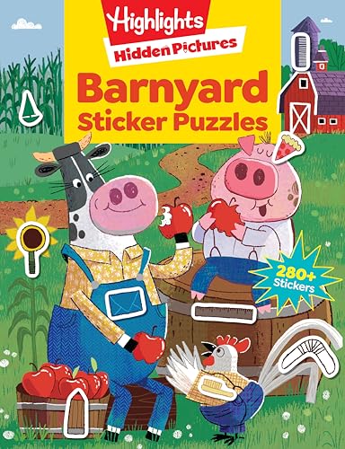 Barnyard Puzzles (Highlights? Sticker Hidden Pictures)