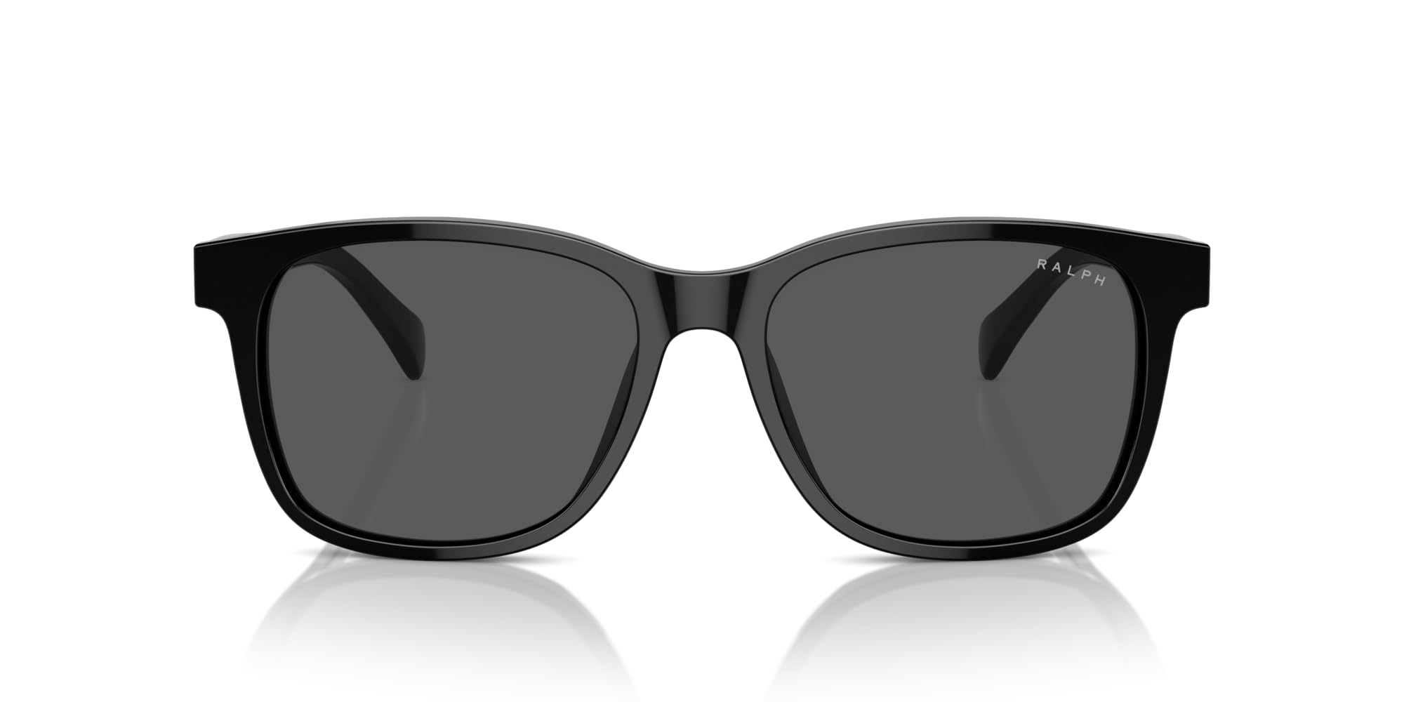 Photo 1 of Ralph by Ralph Lauren RA5313U Universal Fit Oval Sunglasses, Shiny Black/Dark Grey, 56 mm
