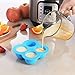 Aozita Silicone Egg Bites Molds for Instant Pot Accessories 3 Qt - Fits Instant Pot 3/5/6/8 Qt Pressure Cooker, Reusable Storage Container and Freezer Tray with Lid, Sous Vide Egg Poacher