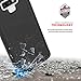 Zizo ION Series compatible with Samsung Galaxy Note 9 Case Military Grade Drop Tested with Tempered Glass Screen Protector BLACK SMOKE
