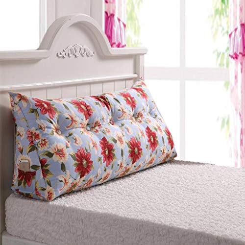 QYSZYG Bed Head Cushion Headboard Soft Bag Cushion Large Back Bed Removable Washable Pillow Protection Lumbar Pad Bed Back Cushion Bedside Large backrest (Color : A, Size : 802550cm)