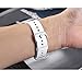 bayite Leather Bands Compatible with Fitbit Versa/Versa 2, Slim Wristband Replacement Accessories Fitness Classic Straps Women Men, White