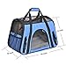 Pet Carrier, PYRUS Soft-Sided Kennel Cab Folding Soft Dog Crate Pet Travel Carrier Bag for Dogs Cats and Puppies ( Blue )