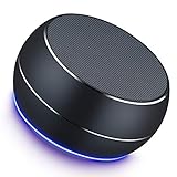 NUBWO Portable Bluetooth Speakers with Mic, Hands-free Function, Built-in Mic, Enhanced Bass for iPhone, iPad, Blackberry, Samsung and More (Black)