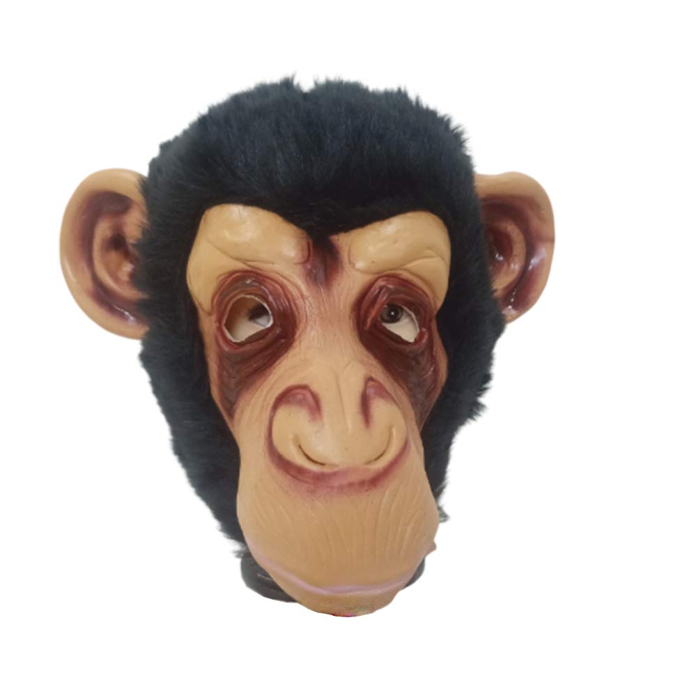 PRETYZOOM 1PC Halloween Monkey Headgear Halloween Mask Terror Fancy Dress Party Props Cover for Men and Women for Halloween Party Supplies