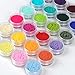 Coscelia 24 Colour Velvet Flocking Powder Velvet Manicure Nail Art Polish Set (#15)