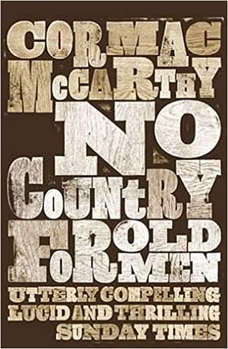 No Country For Old Men Amazon De Mccarthy Cormac Fremdsprachige Bucher