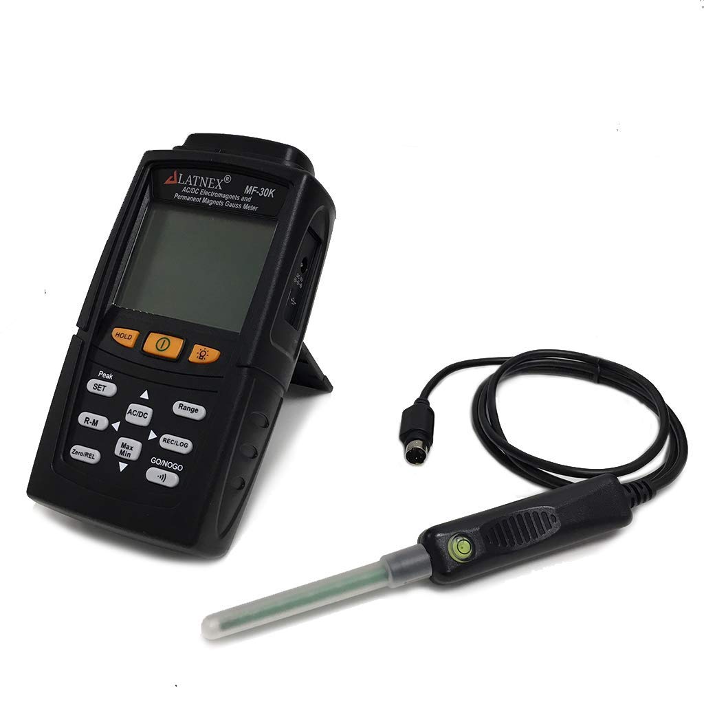LATNEX MF-30K AC/DC Gauss Meter With Certificate, Measures Magnetic Fields Strength and Pole (Residual Magnet - Image 5