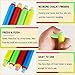 Heqishun 10 Pcs Colored Chalk Holder Clip with Storage Case and 2 Pack Blackboard Erasers for Teachers, Kids