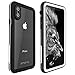 AMORNO iPhone X Waterproof Case, Underwater Full Sealed Cover Wireless Charging Support Snowproof Dirtproof Shockproof with Built-in Screen Protector for iPhone X Black