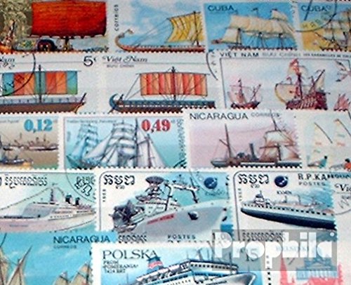 Prophila Collection Motives 200 various Vessels and Boats stamps (Stamps for collectors) Seafaring/ships