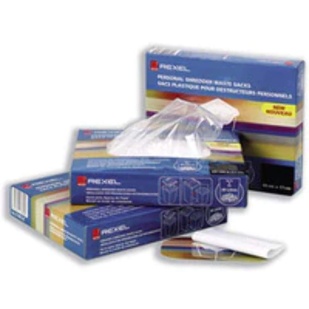 Rexel Plastic Waste Bags for Wide Entry Shredders, 175L Capacity, Pack of 100, 40095, Dark Blue