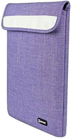 FANICE 11.6-17 Inch Waterproof Laptop Sleeve Case Denim Fabric Bag for MacBook Pro / Laptops / Notebook (13", Purple)