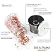 Premium Salt and Pepper Grinder Set With FREE BONUS Stand - Improved Elegant Brushed Stainless Steel With Adjustable Coarseness, Salt and Pepper Shakers, Easy To Fill, Best Gift Idea!