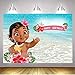 Daniu Baby Moana Backdrop Birthday Party Decor Banner Sea Blue Water Summer Photography Backdrop Baby Shower Vinyl Background Table Decoration