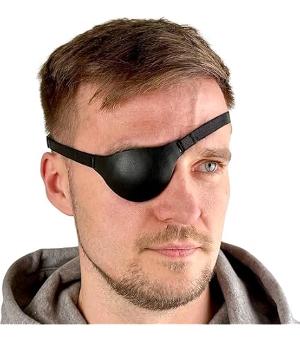 Amazon.com: Contoured Kydex Eye Patch with Adjustable Leather