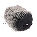 Furry Microphone Windscreen, Baymery Outdoor Wind Cover Muff Pop Filter Fur Windshield for SHENGGU SG108 Long Shotgun VideoMic