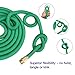 Greenbest 2016 New 50' Expanding Garden Hose, Ultimate Expandable Garden Hose, Solid Brass Connector Fittings, Green