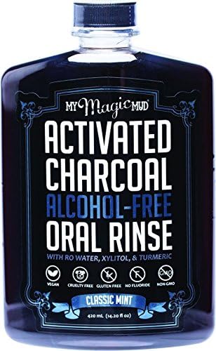 My Magic Mud Activated Charcoal Oral Rinse Classic Mint 420ml.
