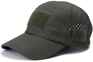 Men's Camo Baseball Cap - Sun Protection, Breathable Outdoor Hat for Fishing, Hiking, Camping, Hunting, Adjustable Beach Hat