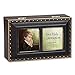 First Communion Boy Distressed Black Keepsake Music Box - Plays Tune Handel's Hallelujah