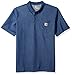 Carhartt Men's Loose Fit Midweight Short-Sleeve Pocket Polo, Dark Cobalt Blue Heather, 3X-Large