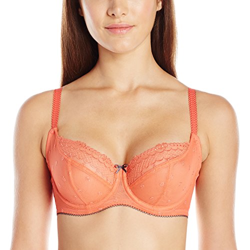 Cleo Women's MarcieBalconnet Bra, Tangerine, 30G