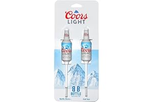 SOUTHERN BELL BRANDS Coors Light Fishing Bobbers- 2-Pack Highly Visible and Durable Spring Fixed Slip Bobbers for Fishing - Perfect for Fishing Lures, Catfish Bait, Trout Lures, Fly Fishing Accessories and Fishing Gear