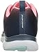 Skechers Sport Women's Flex Appeal 2.0 Fashion Sneaker, Charcoal/Coral, 7.5 M US