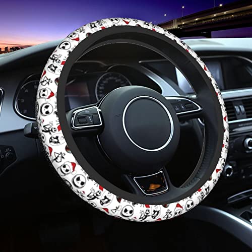 Jack Skellington Car Steering Wheel Cover , 15 inch Universal Fit for